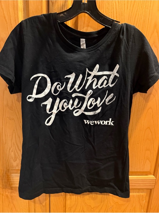 Next Level Apparel Tops - Next Level 'We Work' Do What You Love' T-Shirt Rare Size Large